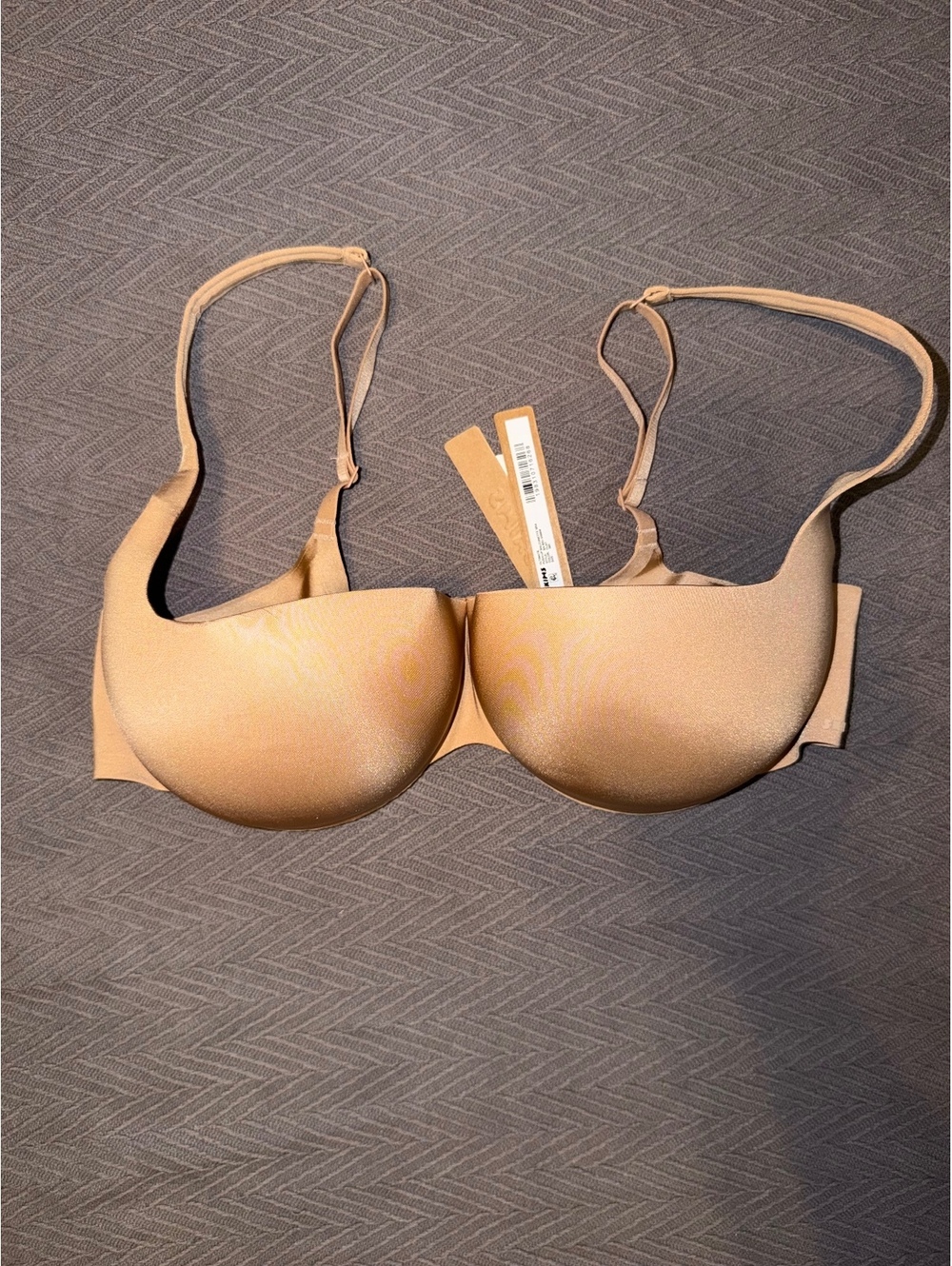 SKIMS Ultimate Push-Up Balconette Bra in Clay, Size 36D